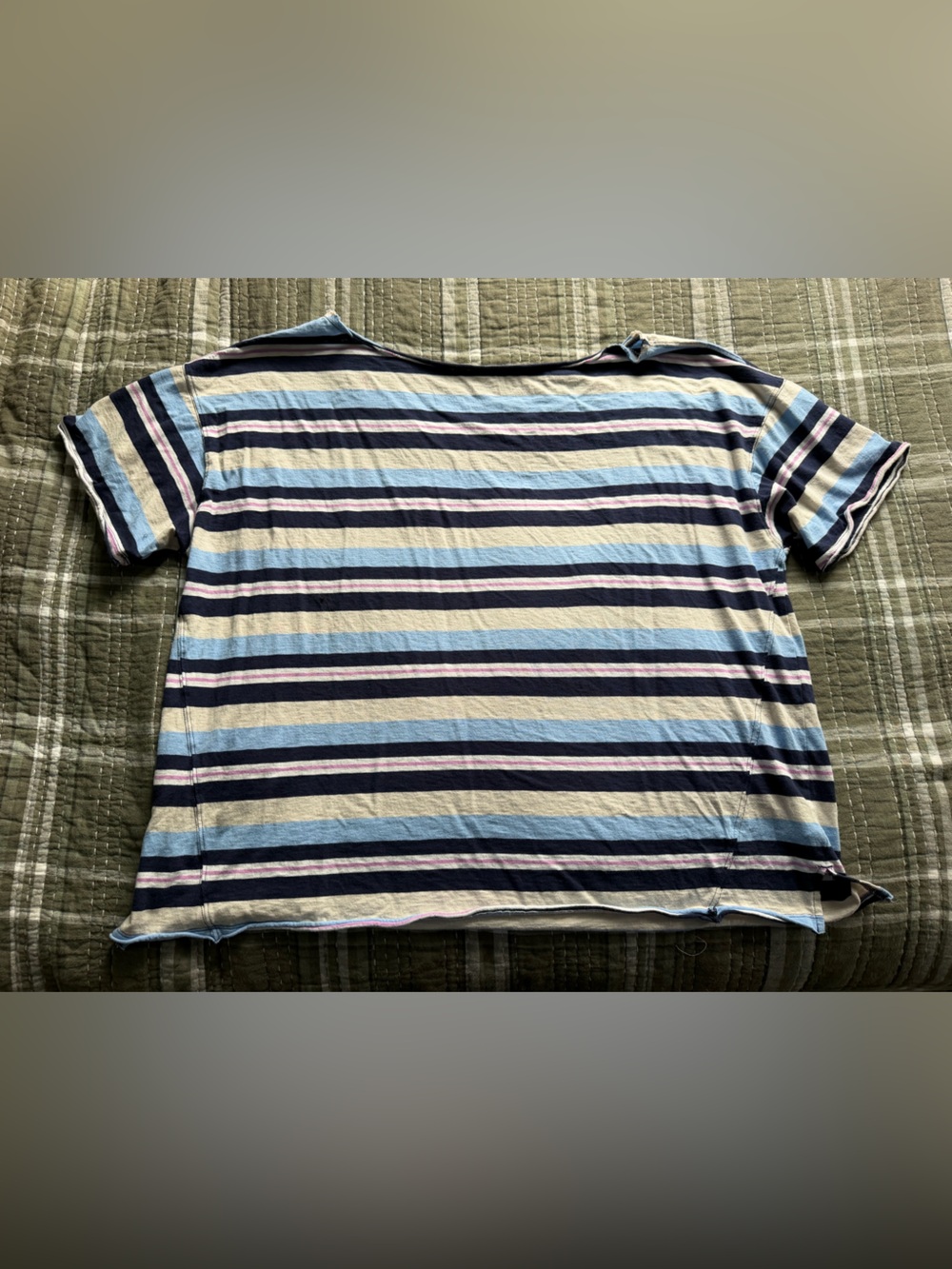 Aerie Off the Shoulder Stripped Tee